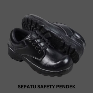 Sepatu Safety Pria Boots Proyek Ujung Besi - Septy Shoes Boot - Septi Kerja Lapangan sepatu safety-sepatu safety boots-sepatu safety boots pria-safety shoes-sepatu safety murah sepatu safety pendek hitam 1217