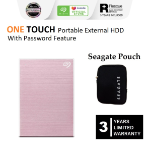 Seagate 1TB 2TB 4TB One Touch External Hard Drive For Mac and Windows with Password USB3.0  | External Hard Drive | Hard Drive External Storage | Seagate External Hard Drive
