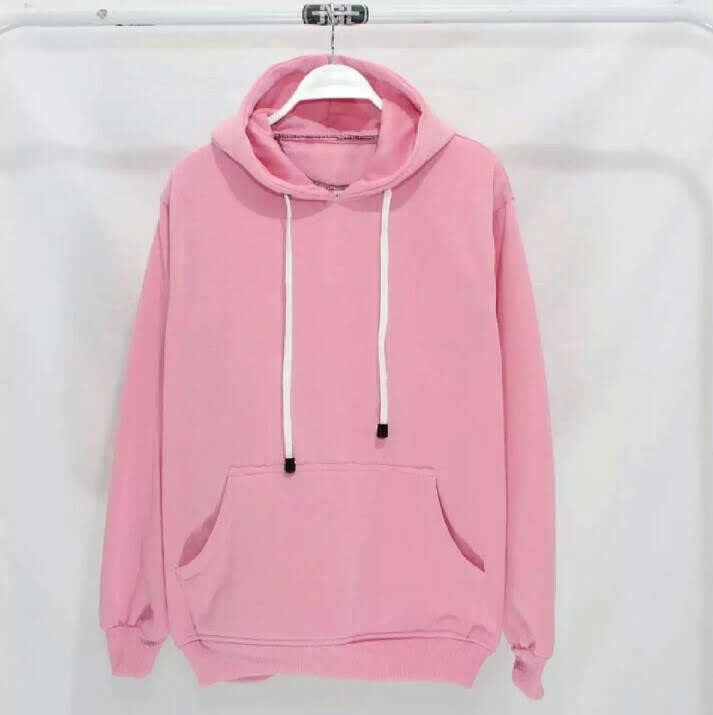 VEBZSTORE Jaket Sweater Hoodie Pria Jumper Polos BABY PINK