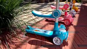 Kiddo Foldable Scooter For Kids 4 to 12 Years Old With LED Music Lights 3in1 For Children Scooter