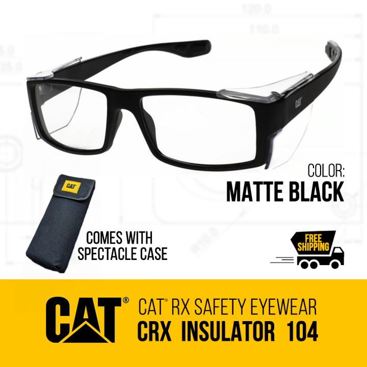 CATERPILLAR CRX INSULATOR Safety Prescription Glasses Spectacle Frame