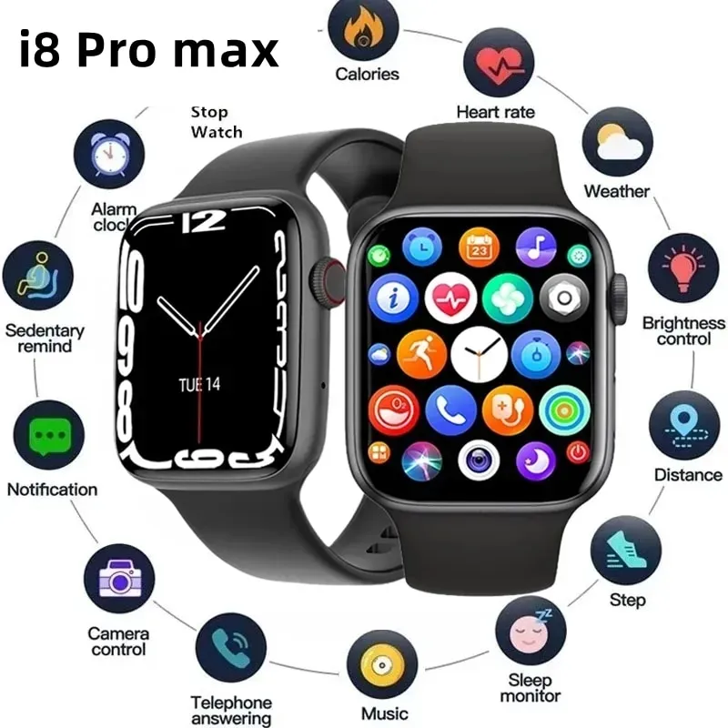 I8 waterproof smart on sale watch