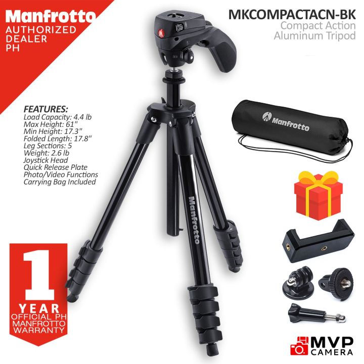 Video Tripod Lightweight Manfrotto Tripod Manfrotto Befree Live - Main Image