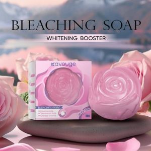 【Buy 1 Take 2】Rose Bleaching Soap Whitening Booster Face & Body Care Long-lasting Fragrance 80g