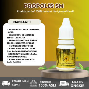 Propolis SM 100% Asli Original With Nano Technology Non Alkohol