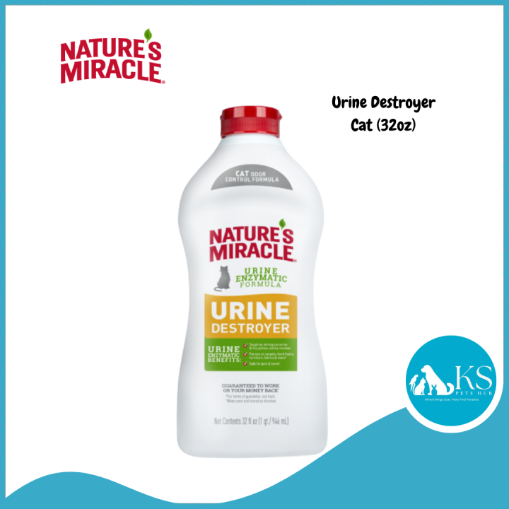 Nature's Miracle Urine Destroyer Cat (32oz) Lazada Singapore