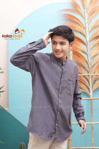 Kemeja Oscar Kakadede Kemeja Katun Junior Remaja Dewasa