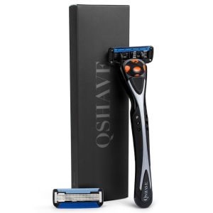 Qshave Black Spider Hướng dẫn sử dụng Dao cạo râu cho người đàn ông với tông đơ (1 tay cầm 1 lưỡi X6 & 1 lưỡi X5) 2026
