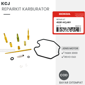 KCJ REPAIRKIT/ REPAIR KIT KARBURATOR HONDA TIGER 2000 REVO OLD LAMA/ REPIRKIT/ CARBURETOR/ KCJ 801