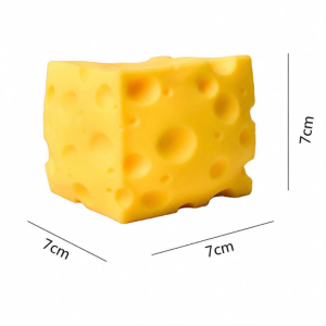 [SG Local Stock]Cute 5/7/11CM Cheese Squishy Sensory Squeeze Toy Soft Squishy Stress Relief Fidget Toy for Kids Adults