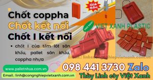 chốt gắn tấm lót sân khấu - bịt 100 chốt nhựa lót sân khấu chốt I coppha nhựa màu cam