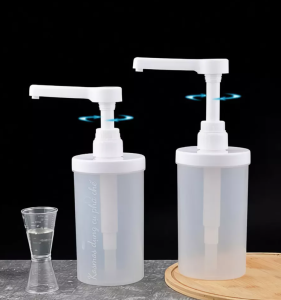 Bình Nhựa Bơm Sirup 1000ml 10cc