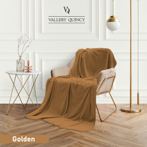 Vallery Quincy - Selimut Bulu Luxury 160x200 - Polos Embossed
