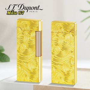 HỘP QUẸT BẬT LỬA GA ĐÁ DUPONT DÀI VÂN MÂY KHẮC DẬP NỔI THIẾT KẾ KIM LOẠI