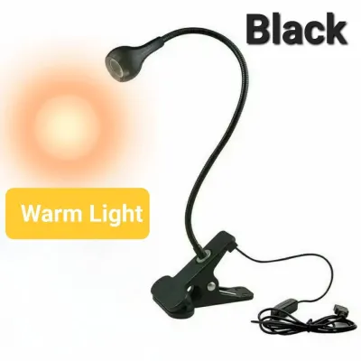 โคมไฟตั้งโต๊ะStudy Table Lamp แบบหนีบ ขนาดกำลังไฟ 3 วัตต์ (3W) รุ่นยอดนิยมเน้นฟังก์ชันการถนอมผิวและสายตา ปรับระดับได้มี3แสง อุ่น ขาว และแสงม่วง
