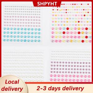 [COD] SHPYHT Local delivery Ship within 24 hours 1 Sheet Plastic Semi-circular Pearl Decoration Stickers For DIY Face Beauty Makeup Nail Art Cell Phone Hair Accessories