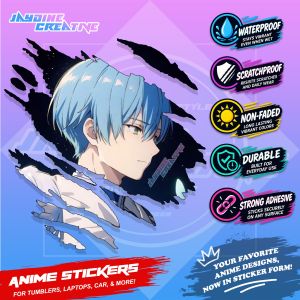 Frieren Anime Inspired Scratch Design | Waterproof Vinyl for Helmet Motorcycle Laptop & Tumbler