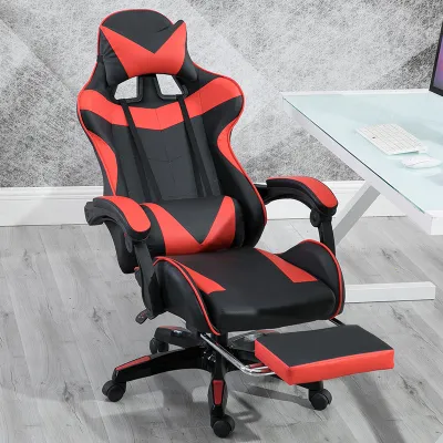 เก้าอี้เล่นเกม เก้าอี้เกมมิ่ง Gaming Chair มีทีวางเท้า รุ่น GOC06