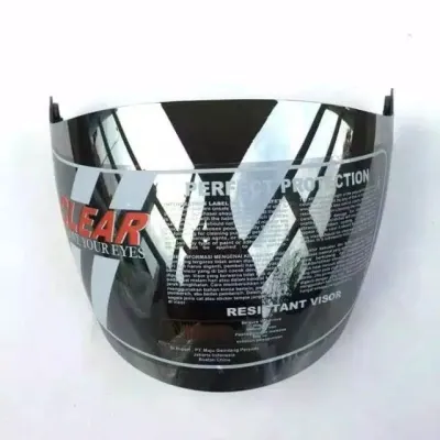 Kaca Helm NHK R6 Iridium Silver Pelangi Bening - Kaca Helm NHK R6