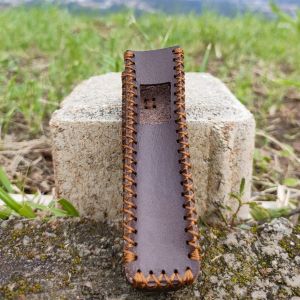 Vagary Leather Sleeve Case (Sarung Kulit) Oxva Xlim Pro + Lanyard