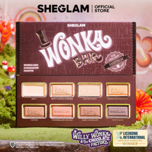 Willy Wonka | SHEGLAM Wonka Bar Eyeshadow Palette 8-Color Chocolate Scented Matte & Shimmer Eye Makeup Palette