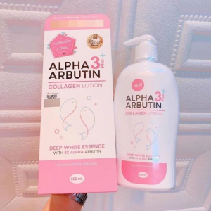 Sữa dưỡng thể Alpha Arbutin Collagen Lotion 3 Plus 500ml Thái Lan
