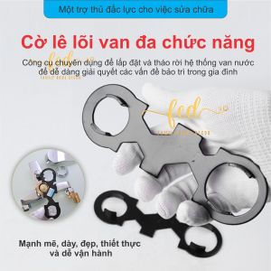 Cờ Lê Lắp Đặt Và Tháo Gỡ Vòi Hoa Sen Lõi Van Vòi Công Cụ Sữa Chữa Đa Chức Năng Cho Hệ Thống Thiết Bị Vệ Sinh