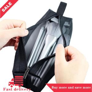 [COD]Flash Delivery Makeup Brush Travel Case Cosmetic Toiletry Bag Organizer for Men Women Beauty Tools Mesh Dopp Kit Pouch Wash Storage Accessories