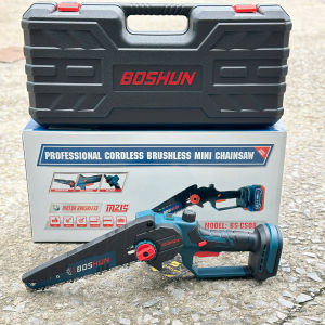 Máy Cưa Xích Chạy Pin Boshun Động Cơ Từ Không Chổi Than Bảo Hành  6 Tháng