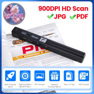iScan Portable Scanner Mini Handheld Document Scanner A4 Book Scanner JPG and PDF Format 300/600/900 DPI