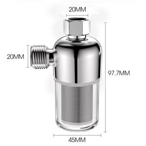 Stainless Steel Water Heater Filter Front Filter Household Inlet Tap Water Shower Anti-Scale Purifier Filter Drinking Water