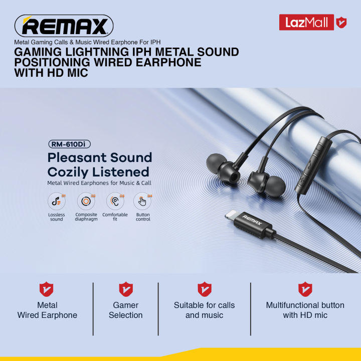 %5BRemax%20Audio%5D%20RM-610D%20Series%20Type-C/iPhone%20Wired%20Earphone%20with%203D%20Surround%20&%20Noise%20Isolating%20Mic,%20Metal%20Build%20for%20Mobile%20Game/Call%20-%20Image%205