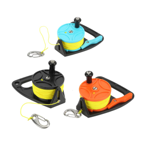 Diving Reel with Thumb Stoppers Scubas Ratchets Dives Reel for Scubas Diving Snorkeling Underwater Water Sports