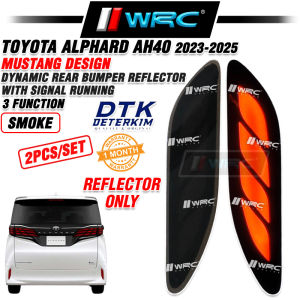 DTK Toyota Alphard AH40 2023 - 2025 Mustang Design Dynamic Rear Bumper Reflector With Signal Running