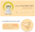 Núm Ti Wesser Cổ Hẹp Núm Vú Cho Bé Sơ Sinh Silicon Siêu Mềm Đủ Size từ 0 đến 18 tháng. 