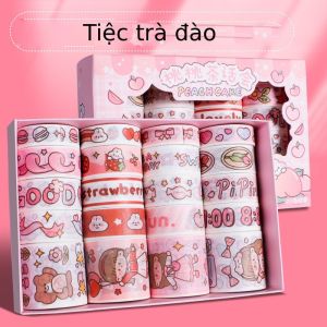 Set 20 Cuộn Băng Keo Giấy Bộ Stick Washi Tape Trang Trí Cute Dán Sổ Tay Mới Nhất 2025