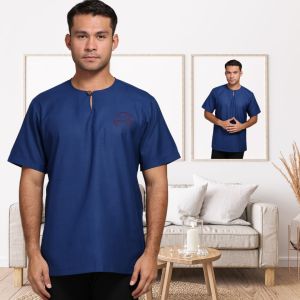 KURTA DAUD SHORT SLEEVE (REGULAR FIT) BY GALERI TIJAANI