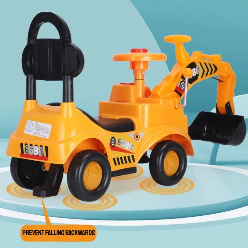 Baby Toys Children Excavator Truck Toy Car With Light and Music