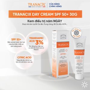 Kem nám và chống nắngTranacix Cream Day SPF 50+ 30G ngừa nám và bảo vệ da hằng ngày