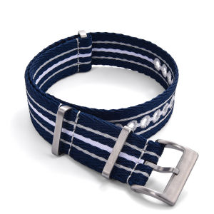 New Luminous Glow Nylon Strap Embroidery NATO Strap 20mm 22mm Eco-friendly Nylon Watchbands for S watch Blancpain Fifty Fathoms Five Oceans Scuba Diver Strap Watch Replacement