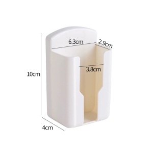 Universal Remote Controller Holder Self-adhesive Wall Mounted Mobile Phone Storage Box Sundries TV Remote Control Storage Rack