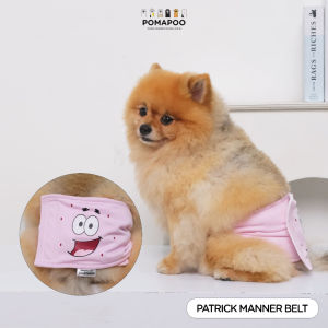 POMAPOO - Manner Belt Kucing dan Manner Belt Anjing Patrick Spongebob Sandy Squidward Manner Belt