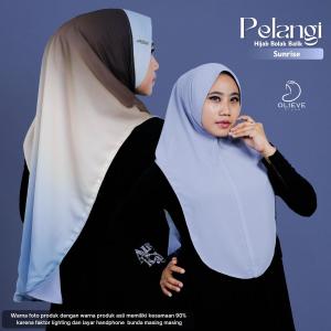 OLIEVE HIJABS l Hijab KGB x Adisty Jilbab Instan Khimar Mewah Motif Gradasi Ceruty OOTD Kece Wanita Muslim Layer Panjang Kerudung Syari Bahan Ceruti Gradasi Payet Mutiara Cantik Doll Putih Hitam Umroh