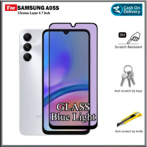 PAKET Tempered Glass For SAMSUNG GALAXY A05s NEW Anti 10D Blue Light Kaca Full Layar
