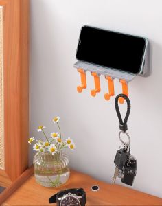 CALYA MINI HOOK - RAK TEMPEL DAPUR - RAK HOLDER KAMAR MANDI MINI HOOK LIPAT/ BISA TARO HANDPHONE
