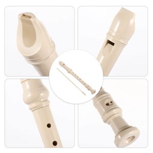 Kids Flute Recorder Instrument 8 Hole Soprano Recorder With Cleaning Rod Children Musical Instrument Fun Educational Toys