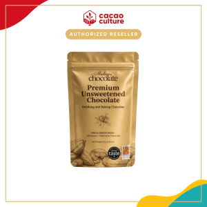 Premium Unsweetened Tablea 153g - MALAGOS - 100% Pure Single-Origin Cacao