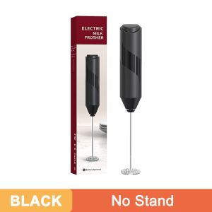 Electric Milk Frother Egg Whisk Beater Battery Powered Handheld Foam Maker with Stand for Kitchen Milk Coffee Egg Stirring Tools