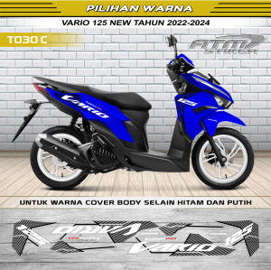 Striping variasi transparant honda vario 125 new tahun 2022-2024
