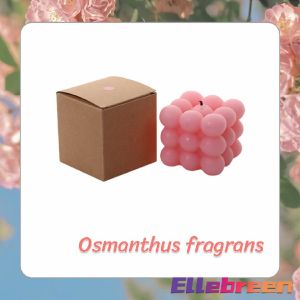 Scented Candle Smokeless Essential Oil Aromatherapy Geometric Rubiks Cube Modeling Birthday Party anniversary Candle